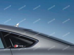 Audi S line autocollants pour vitres latérales