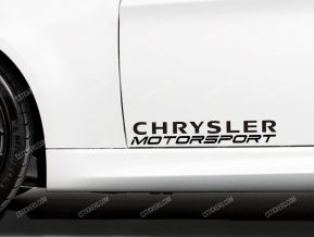 Chrysler Motorsport autocollants pour portes