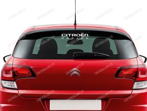 Citroen Racing autocollant pour lunette arrière