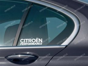 Citroen Performance autocollants pour vitres latérales