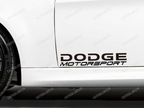 Dodge Motorsport autocollants pour portes