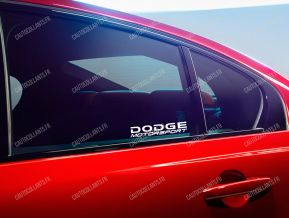 Dodge Motorsport autocollants pour vitres latérales
