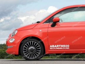 Fiat 500 Abarth autocollants pour portes