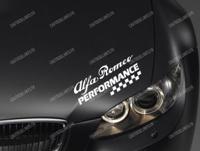 Alfa Romeo Performance Autocollant pour Bonnet