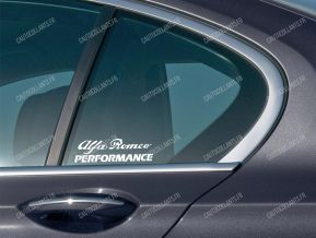 Alfa Romeo Performance autocollants pour vitres latérales
