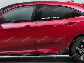 Honda Racing autocollants pour vitres latérales