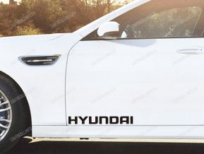 Hyundai autocollants pour portes