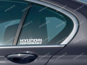 Hyundai Performance autocollants pour vitres latérales
