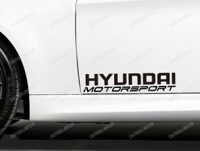 Hyundai Motorsport autocollants pour portes