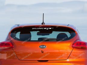 Kia Pro Ceed GT autocollant pour lunette arrière