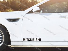Mitsubishi autocollants pour portes
