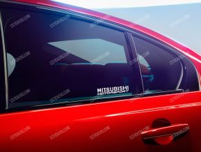 Mitsubishi Motorsport autocollants pour fenêtre latérale