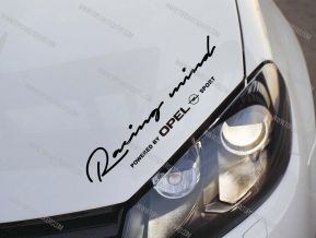 Opel Racing Mind Autocollant pour Bonnet
