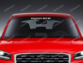 Peugeot 207RC Autocollant pour pare-brise