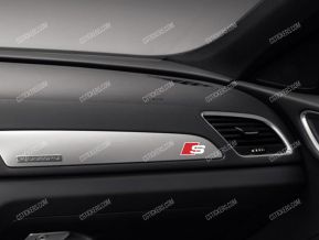 Audi S-line autocollants pour tableau de bord