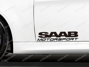 Saab Motorsport autocollants pour les portes
