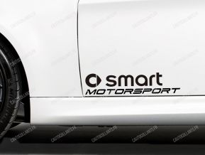 Smart Motorsport autocollants pour les portes