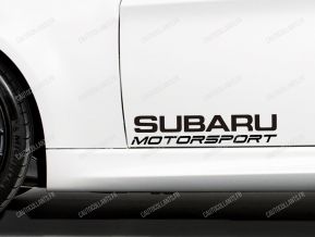 Subaru Motorsport autocollants pour les portes