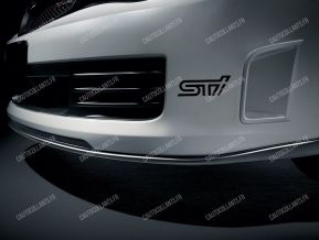 Subaru STI autocollant pour pare-chocs avant