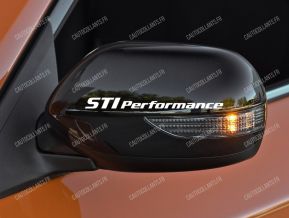 Subaru STI Performance autocollants pour les rétroviseurs