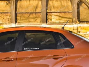 Subaru STI Performance autocollant pour les fenêtres latérales