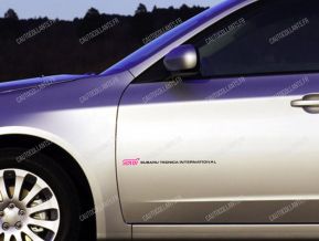 Subaru STI Tecnica International autocollants pour les portes