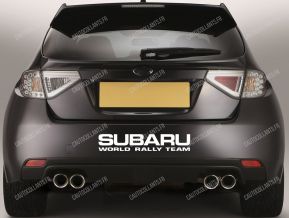 Subaru World Rally Team autocollant pour pare-chocs arrière