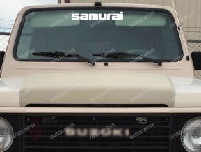 Suzuki Samurai autocollant samouraï pour pare-brise