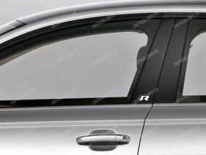 Volkswagen R-line autocollant pour la garniture de fenêtre de porte