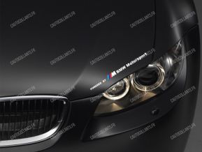 BMW M Motorsport autocollant pour capot