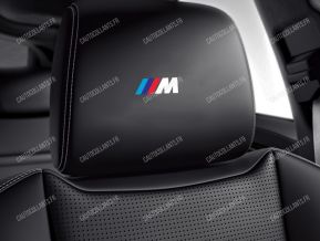 BMW M autocollants pour appuie-tête
