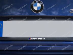 BMW M Performance autocollants pour porte-cadre de plaque d'immatriculation