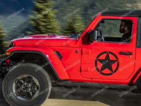Jeep Autocollants Army Star pour portes