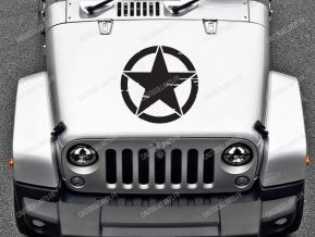 Jeep Army Sticker Army Star pour cagoule
