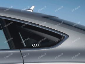 Audi Rings autocollants pour vitres latérales