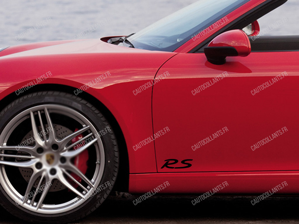 Porsche RS autocollants pour les portes