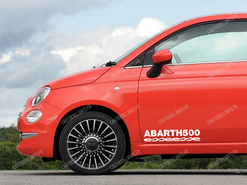 Fiat 500 Abarth autocollants pour portes