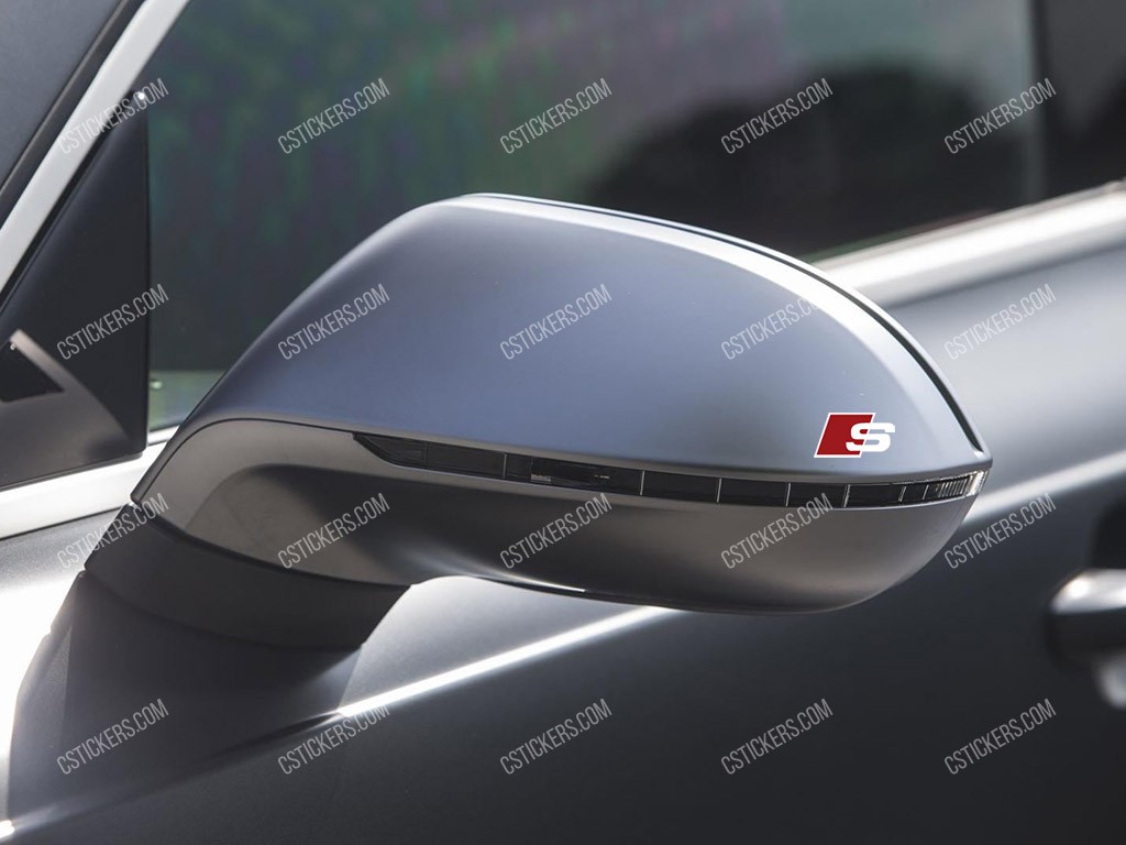 Audi S-line autocollants pour rétroviseurs
