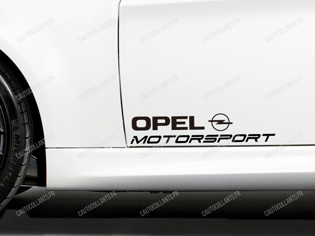 Opel Motorsport autocollants pour portes